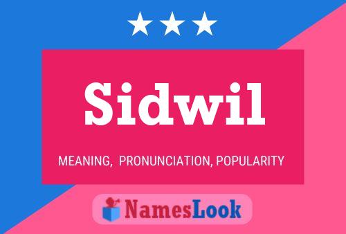 ملصق اسم Sidwil