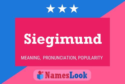 ملصق اسم Siegimund