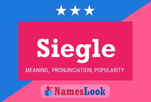 ملصق اسم Siegle