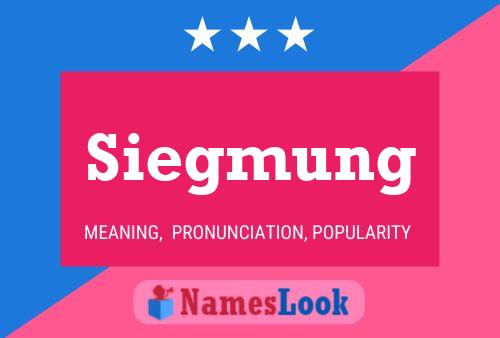 ملصق اسم Siegmung