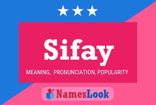 ملصق اسم Sifay