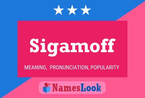 ملصق اسم Sigamoff