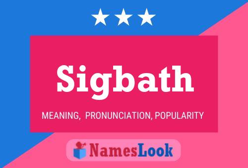 ملصق اسم Sigbath