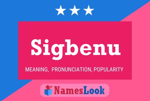 ملصق اسم Sigbenu