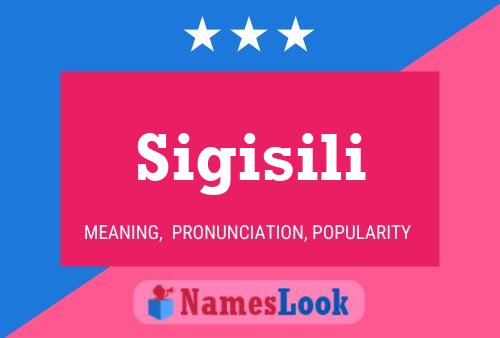 ملصق اسم Sigisili