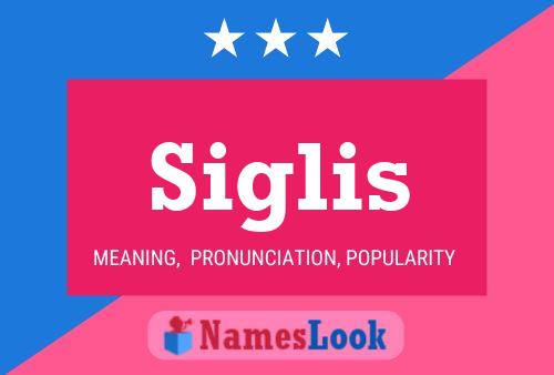 ملصق اسم Siglis