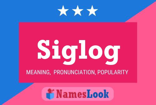 ملصق اسم Siglog