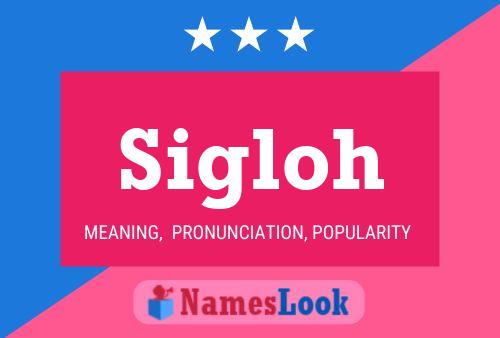 ملصق اسم Sigloh