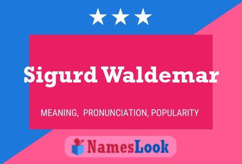 ملصق اسم Sigurd Waldemar