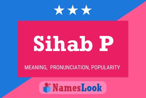 ملصق اسم Sihab P