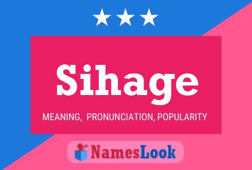 ملصق اسم Sihage