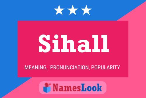 ملصق اسم Sihall