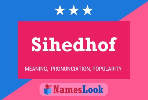 ملصق اسم Sihedhof