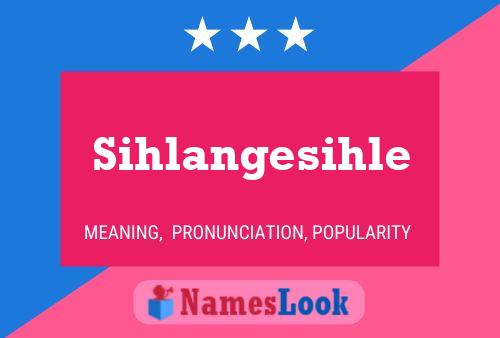 ملصق اسم Sihlangesihle