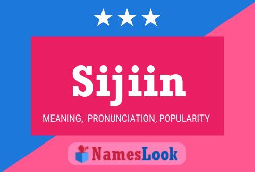 ملصق اسم Sijiin