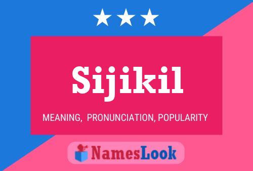 ملصق اسم Sijikil