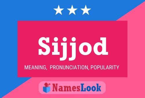 ملصق اسم Sijjod