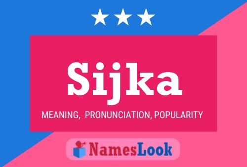 ملصق اسم Sijka