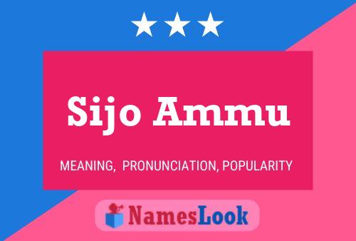 ملصق اسم Sijo Ammu