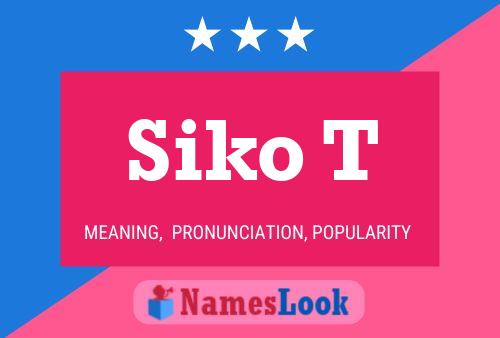 ملصق اسم Siko T