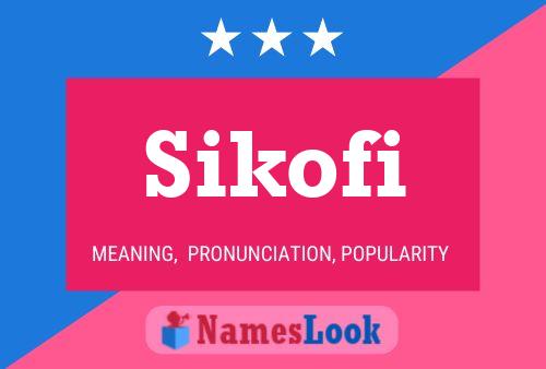 ملصق اسم Sikofi