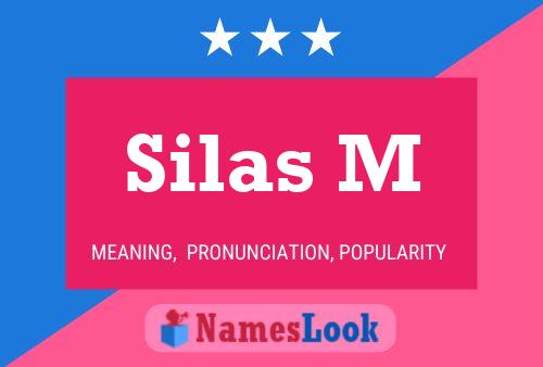 ملصق اسم Silas M