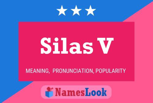 ملصق اسم Silas V