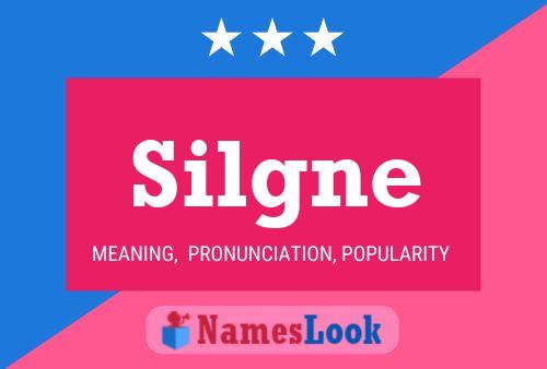 ملصق اسم Silgne