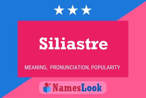 ملصق اسم Siliastre