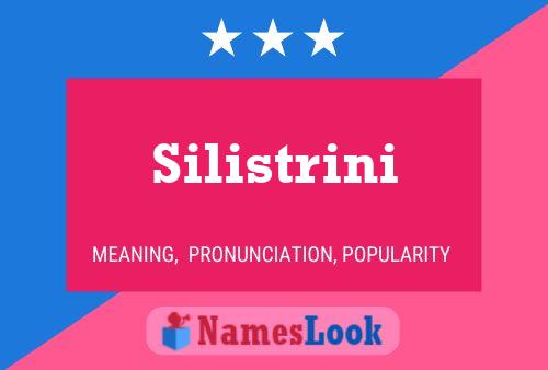 ملصق اسم Silistrini