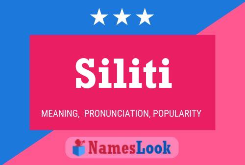 ملصق اسم Siliti