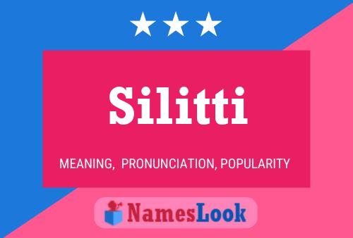 ملصق اسم Silitti