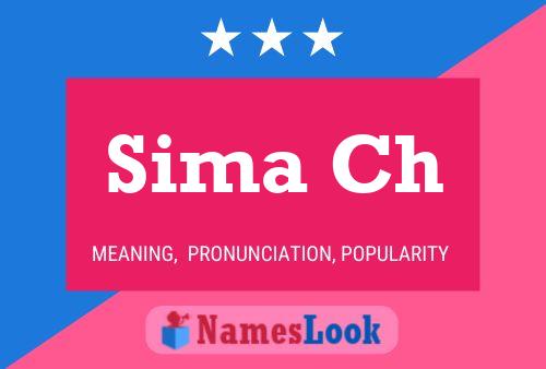 ملصق اسم Sima Ch