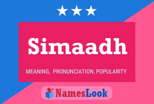 ملصق اسم Simaadh