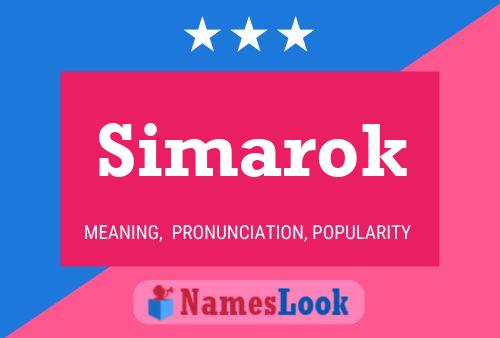 ملصق اسم Simarok