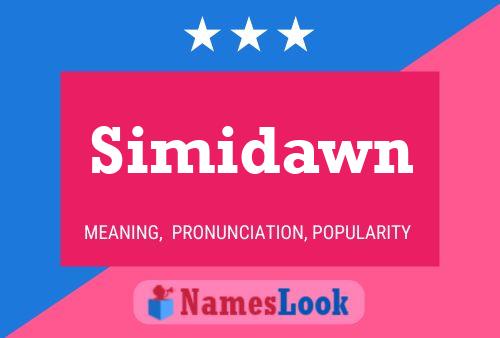 ملصق اسم Simidawn