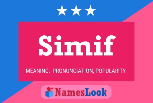 ملصق اسم Simif