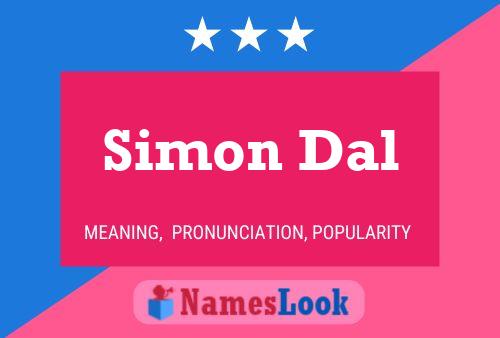 ملصق اسم Simon Dal