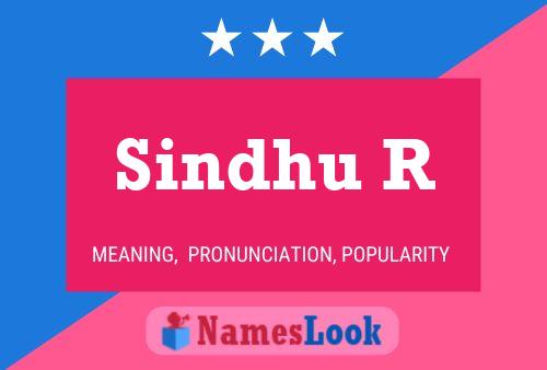 ملصق اسم Sindhu R