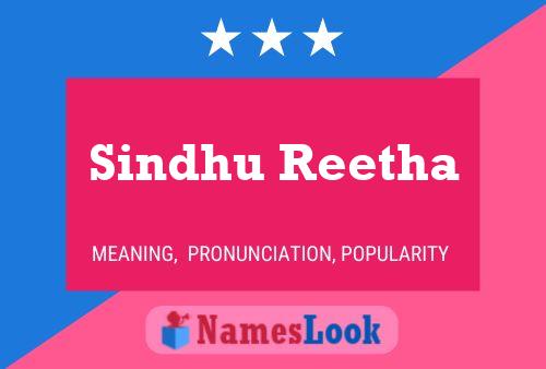 ملصق اسم Sindhu Reetha