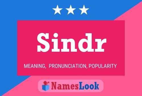 ملصق اسم Sindr