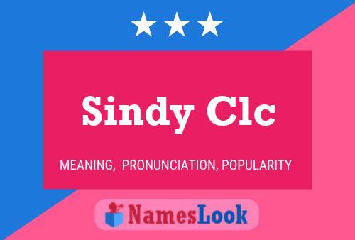 ملصق اسم Sindy Clc