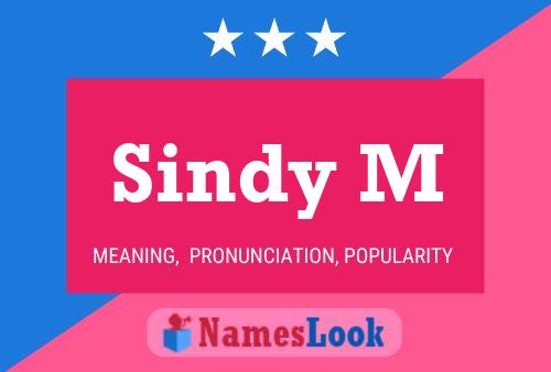 ملصق اسم Sindy M