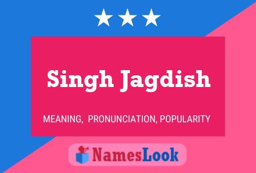 ملصق اسم Singh Jagdish