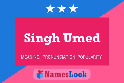 ملصق اسم Singh Umed