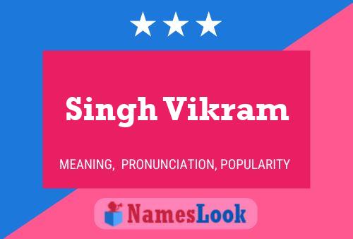 ملصق اسم Singh Vikram