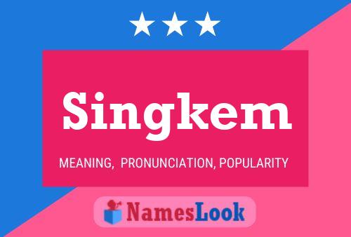 ملصق اسم Singkem