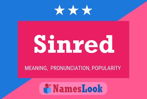 ملصق اسم Sinred