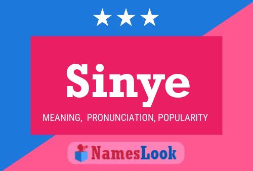 ملصق اسم Sinye