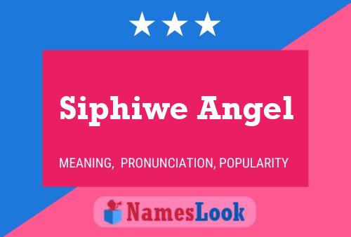 ملصق اسم Siphiwe Angel